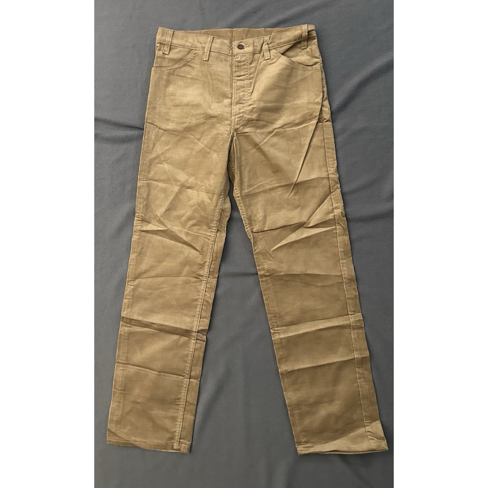 VTG Deadstock Levi's 519 Corduroy Pants 34x30 Brown Straight Leg USA
